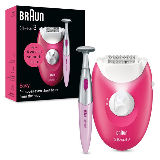 Depilator Braun Silk•épil 3 SE3-202, biały/różowy