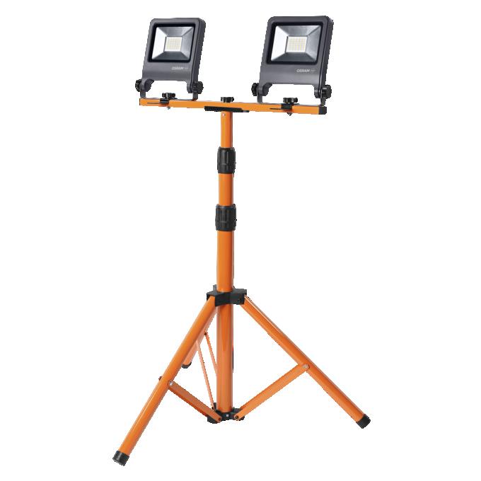 NAŚWIETLACZ PRZENOŚNY 2X30W 6000LM IP65