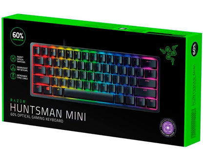 Klawiatura Razer Huntsman Mini Red EN, czarna