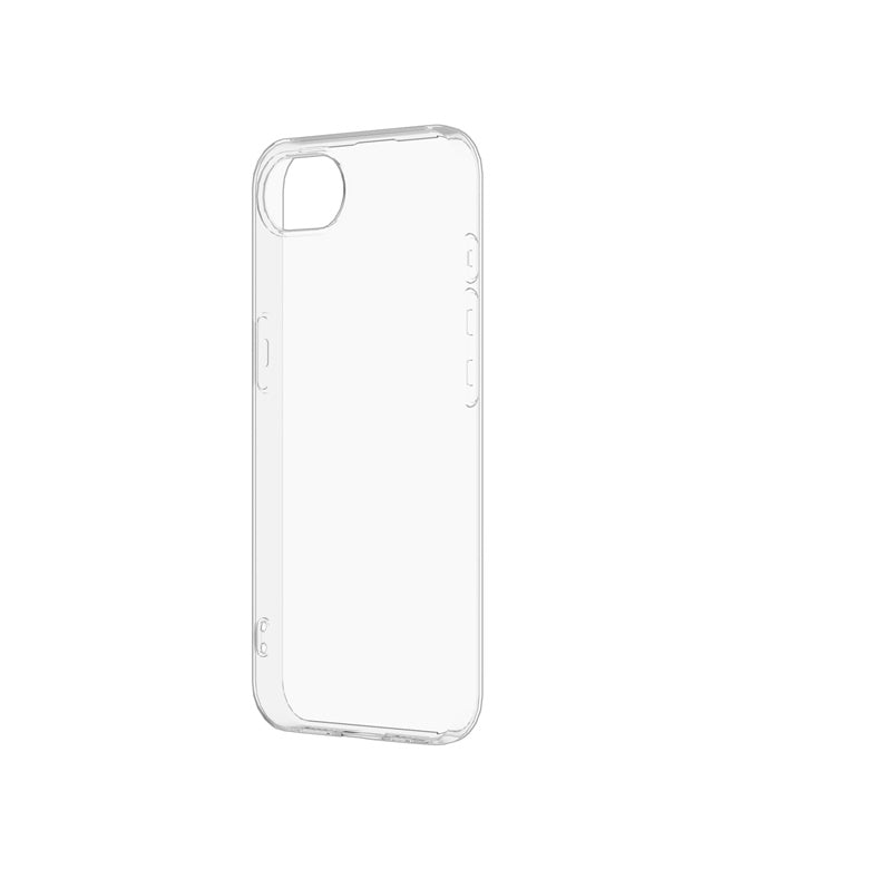 Etui na telefon Just Must, iPhone 16e, przezroczyste