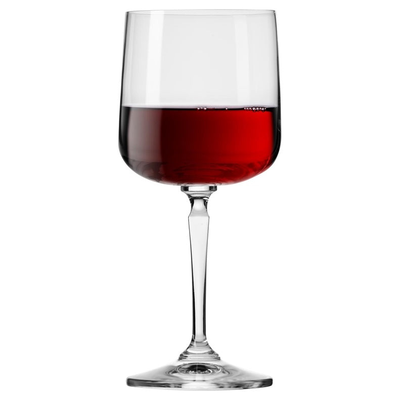 Vyno taurių komplektas Roma, stiklas, 0.390 l, 4 vnt.