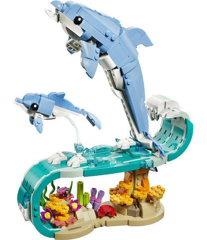 Konstruktor LEGO® Creator 3w1 Delfiny 31385, 542 elementy.