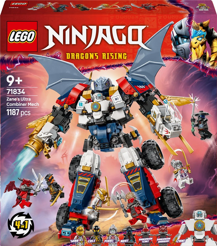 LEGO® Ninjago Ultrapojazd kombinacyjny Zane'a, 1187 elementów
