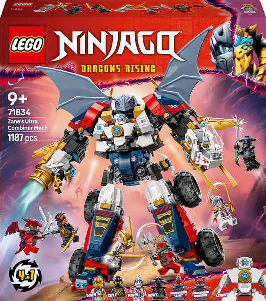 LEGO® Ninjago Ultrapojazd kombinacyjny Zane'a, 1187 elementów
