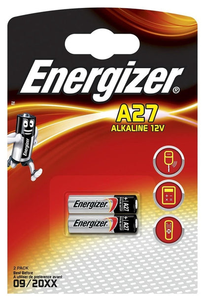 Baterie ENERGIZER A27, 12 V, 2 szt.