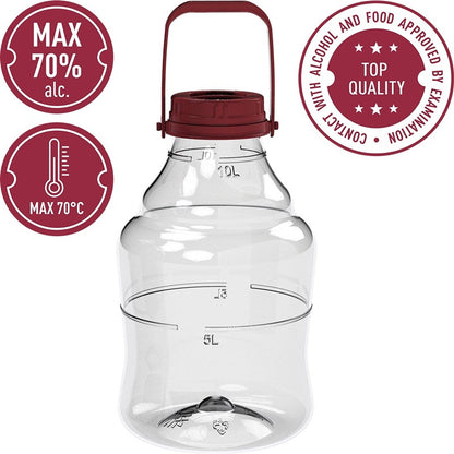 POJEMNIK FERMENTACYJNY PLASTIKOWY 10L