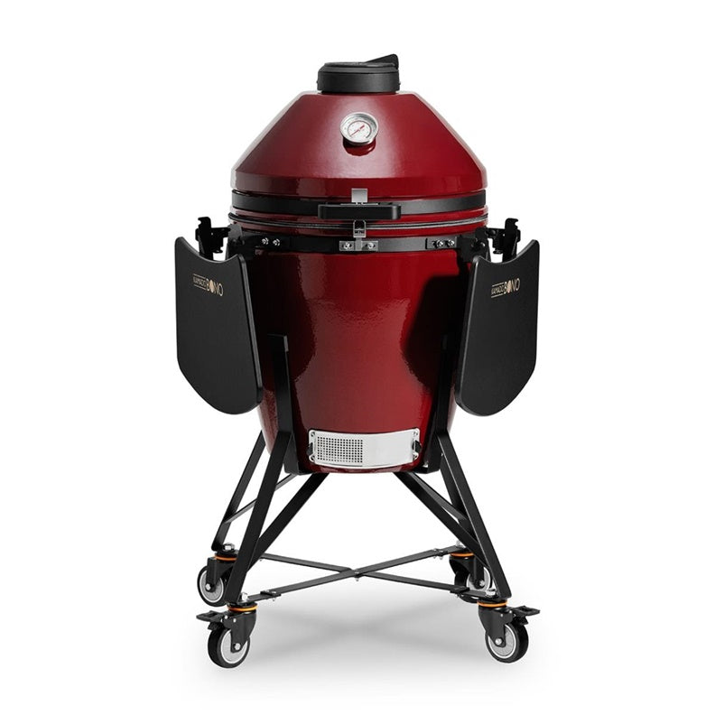 Grill Kamado Bono MEDIA EVO 22, czerwony, 79 cm
