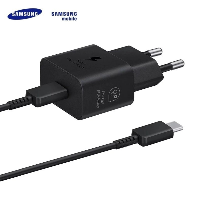Ładowarka Samsung 1 x USB Typ C, czarna, 25 W