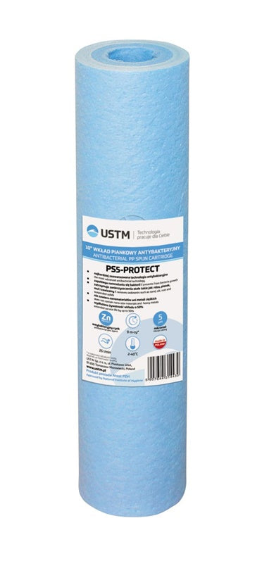 Antybakteryjny wkład mechaniczny USTM PS5 10", 5 µm