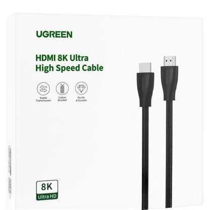 Laidas UGREEN HDMI M, HDMI M, 3m, juodas 80404
