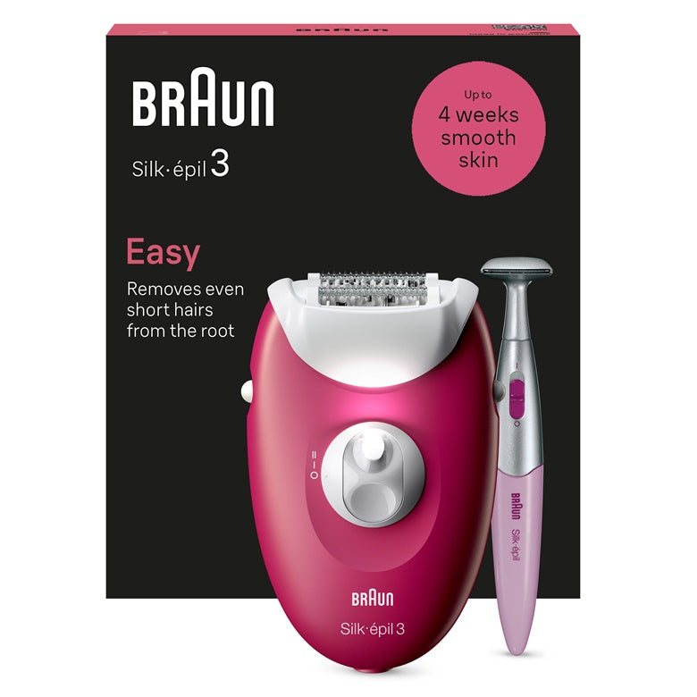 Depilator Braun Silk•épil 3 SE3-202, biały/różowy