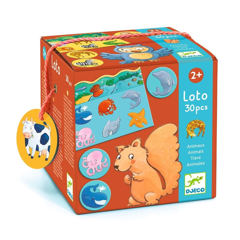 Gra planszowa Djeco Lotto Animals DJ08120, EN