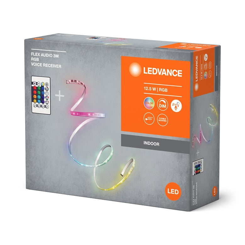 TAŚMA LED 12.5W RGB 3M RC MUSIC
