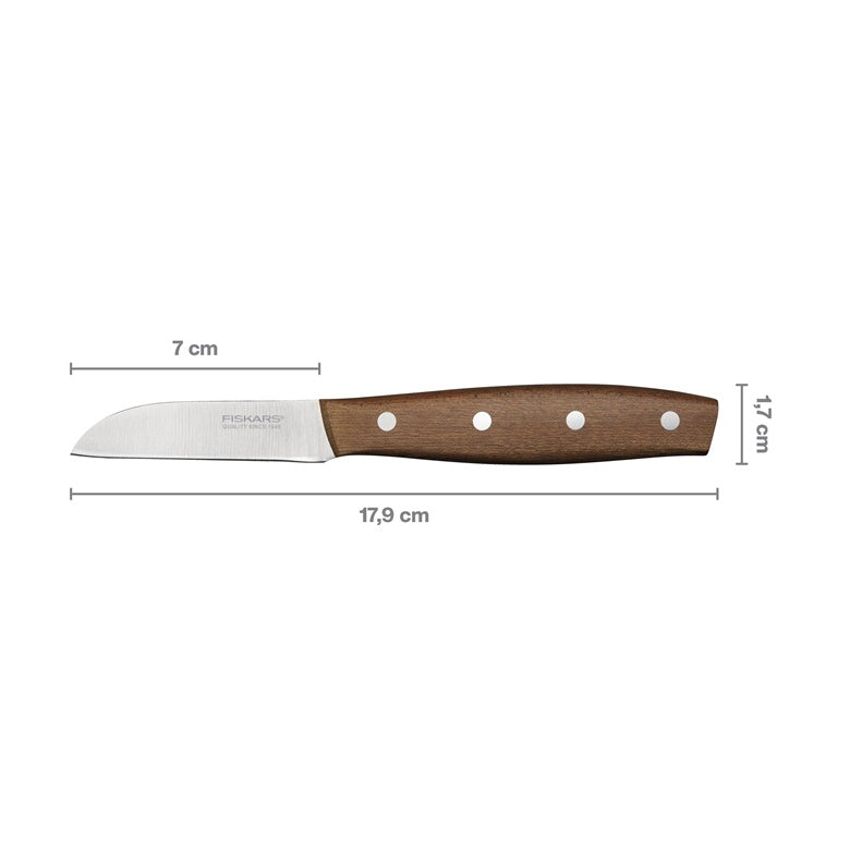 Peilis Fiskars, nerūdijantysis plienas/medis