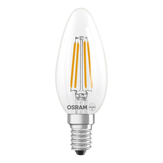 LEMP LED OSRAM FIL B35 3.4W E14 2700K 470LM