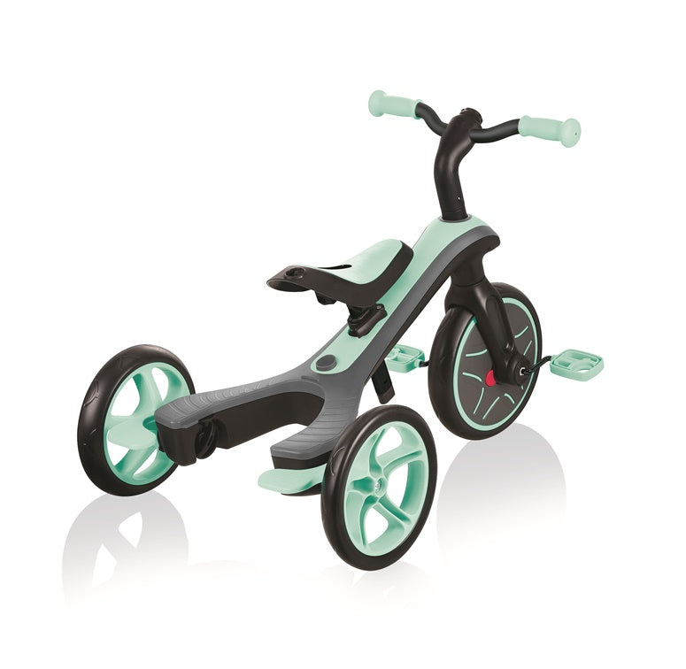 Triratukas Globber Explorer 4 in 1, žalias