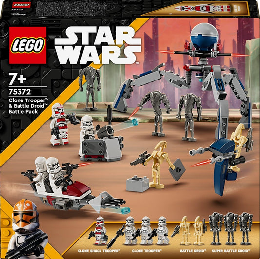 Zestaw bitewny Star Wars Wojownik-klon kontra droid bojowy