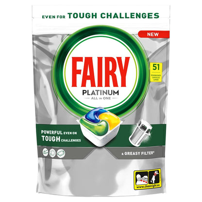 KAPSULĖS INDA FAIRY PLATINUM LEMON 51VNT