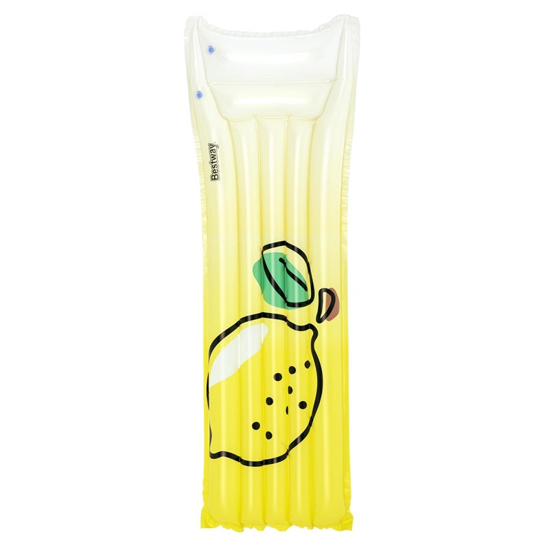 Materac dmuchany Bestway Lemon, żółty, 183 cm x 69 cm