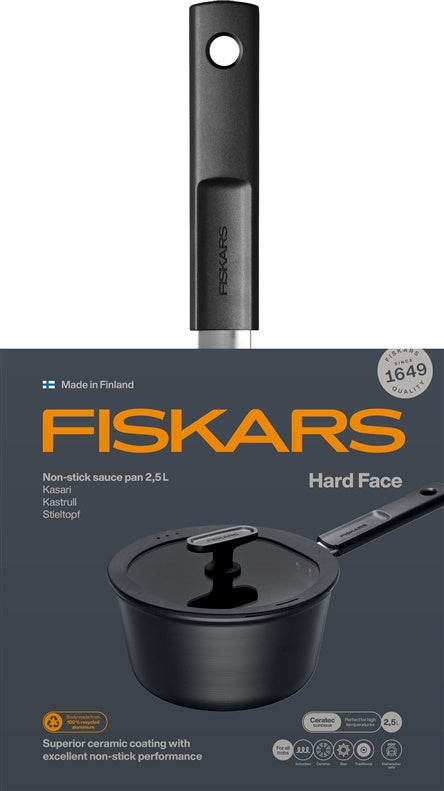 Garnek Fiskars Hard Face 1075525, 2.5 l