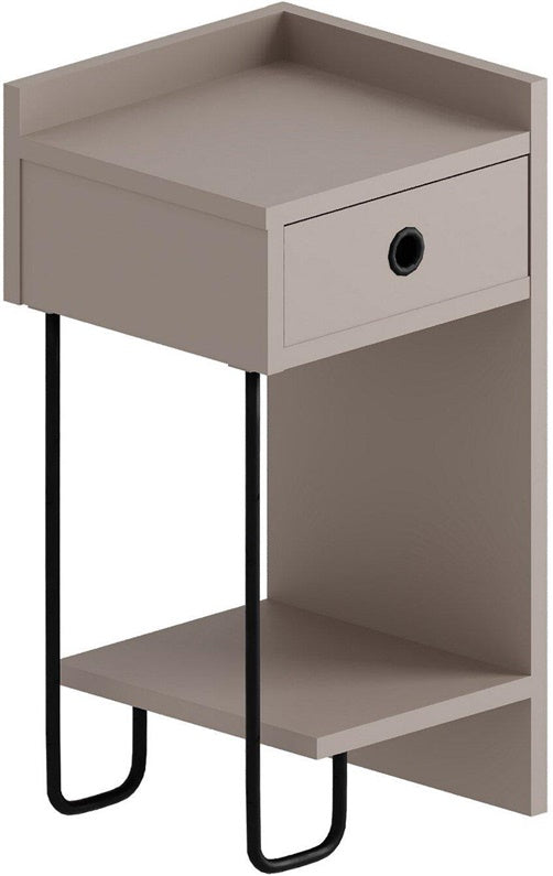STOLIK NOCNY SIRIUSRIGHT. L. BRĄZ 30X32X61