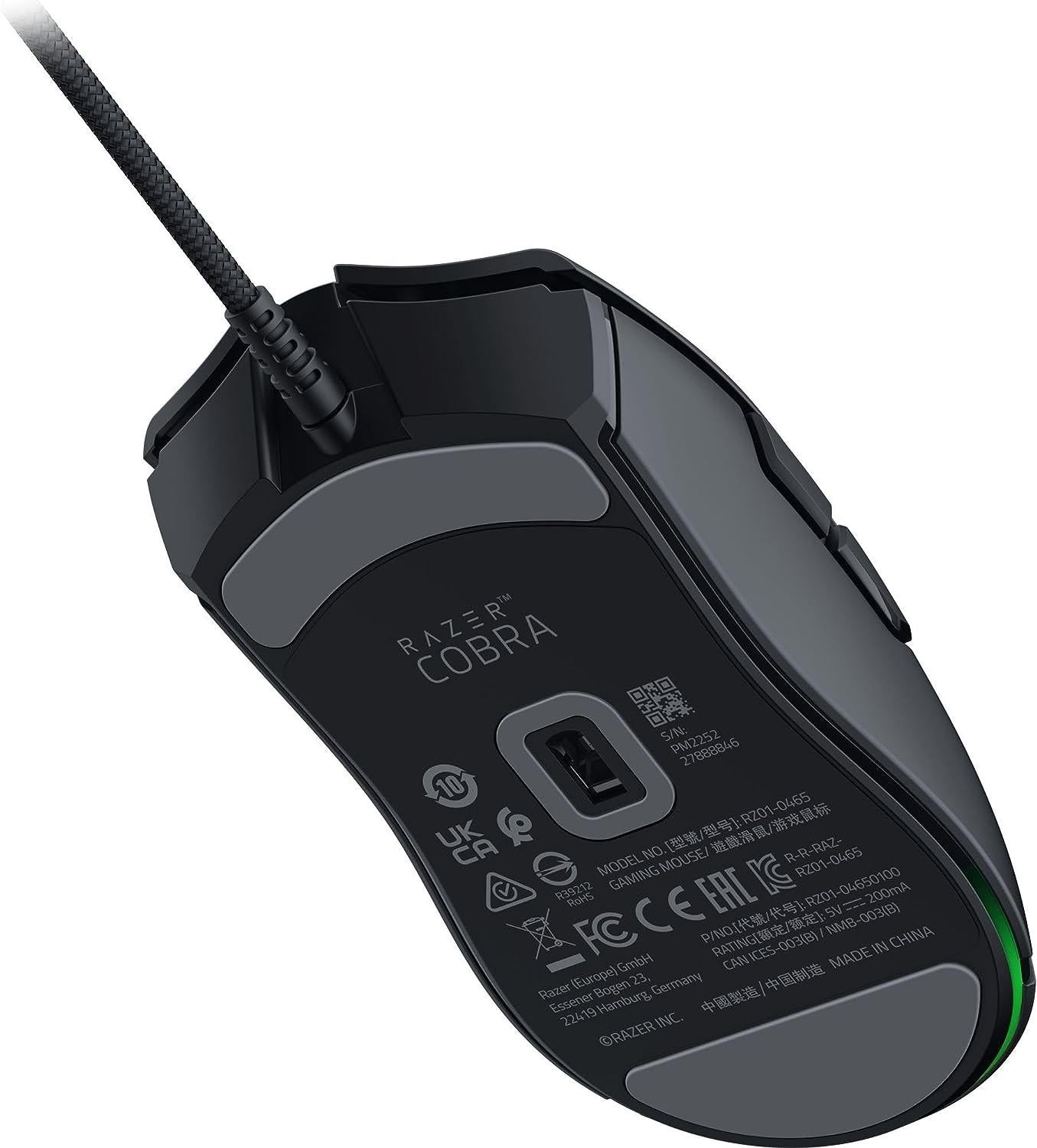 Žaidimų pelė Razer Razer Cobra, juoda
