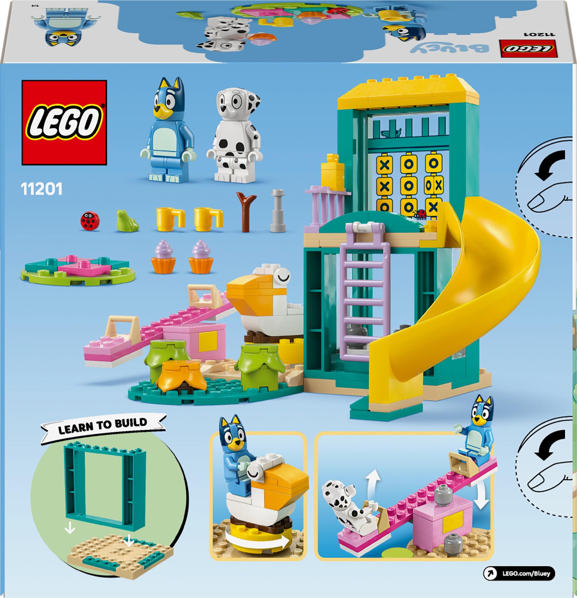 Konstruktorius LEGO® Bluey Playground Fun Bluey and Chloe