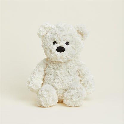 Pluszowa zabawka Warmies - Curly Bear, biała, 33 cm