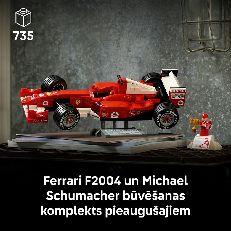 Konstruktorius LEGO Icons „Ferrari F2004“ 11375, 735 vnt.
