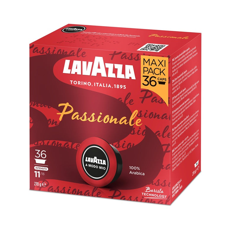 Kavos kapsulės Lavazza Passionale, MODO MIO 270g, 36 vnt.