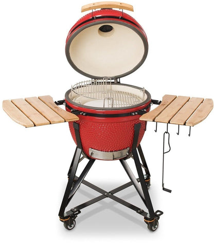 Grill Kamado Bono Limited TQ0025, czerwony, 64 cm