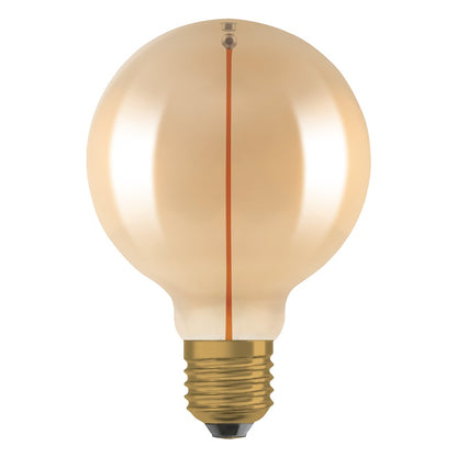 LEMPUTĖ OSRAM LED, G95, E27, 2.2W,120LM, 2700K