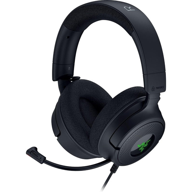 Przewodowy zestaw słuchawkowy dla graczy Razer Kraken V4 X, czarny