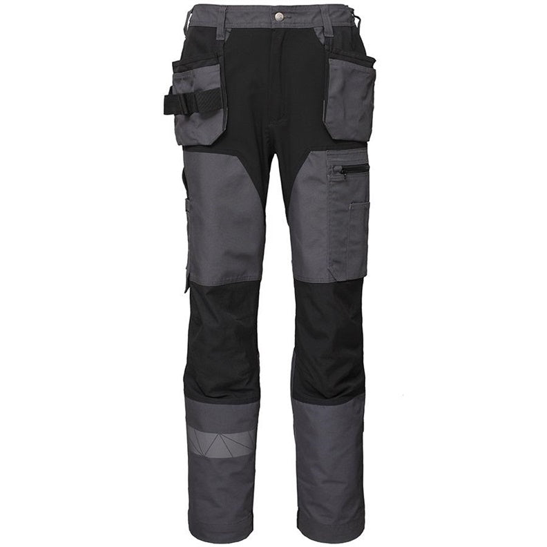Darbo kelnės Bo Safety, juoda/pilka, 48 dydis