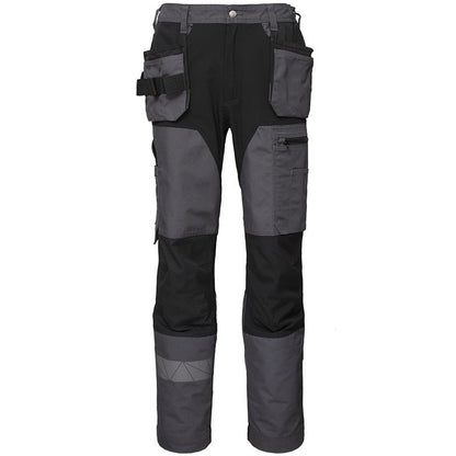 Darbo kelnės Bo Safety, juoda/pilka, 48 dydis
