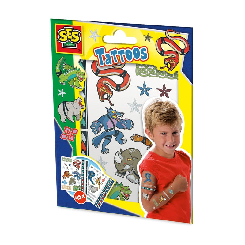 Zestaw tatuaży SES Creative Animal Fighter 14287