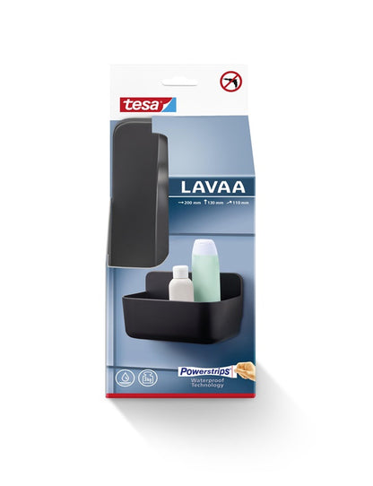 PÓŁKA PRYSZNICOWA TESA LAVAA 40515 CZARNA