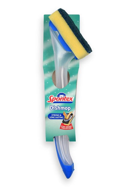 Gąbka do mycia naczyń z rączką Spontex Dishmop, 1 szt.