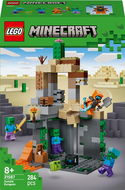 Konstruktorius LEGO® Minecraft Zombie Dungeon 21587, 284 vnt