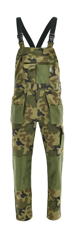 Spodnie ogrodniczki Sara Workwear, zielone, L
