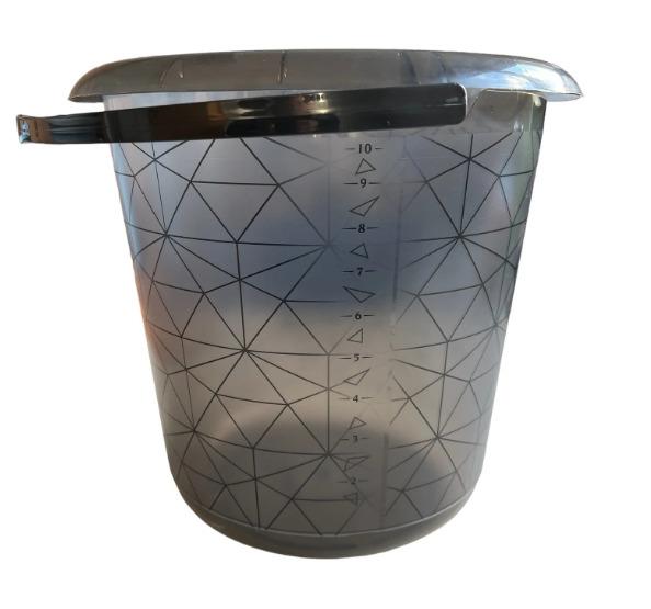 Kibiras Keeeper Polygon, 10 l, skaidri/juoda