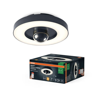 ŠVIESTUVAS LED LAUKO WIFI SU KAMERA 22W IP44