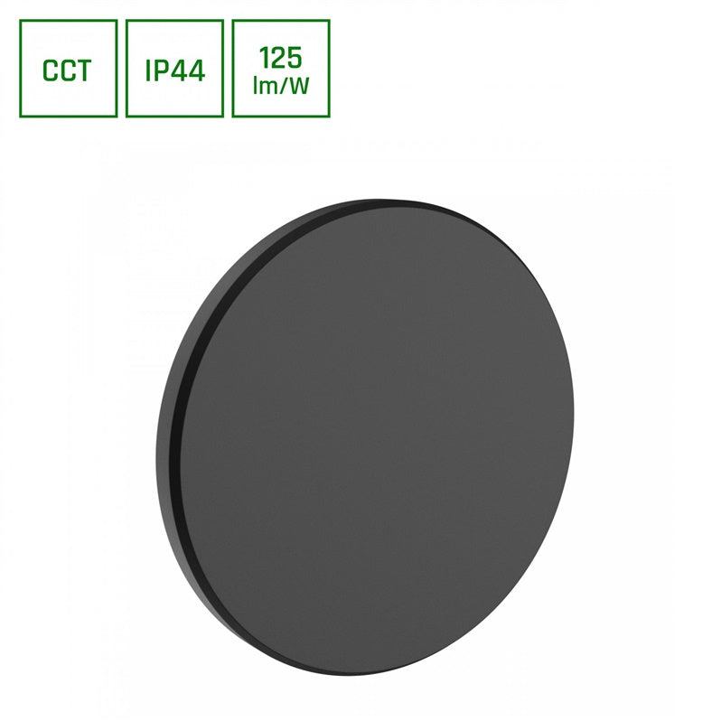 Lampa zewnętrzna SLI003031CCT_PW, 18W, LED, IP44, czarna