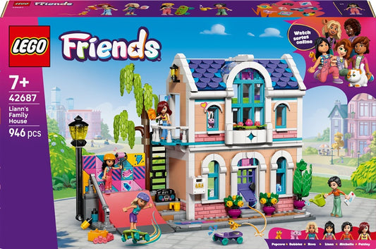 Zestaw konstrukcyjny LEGO® Friends Dom rodzinny 42687, 946 el.