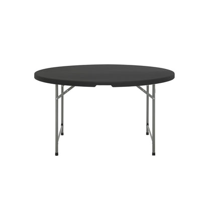 ROUND FOLD TABLE 122X74 BLACK