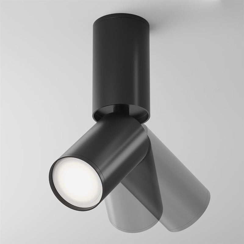 Lampa sufitowa Maytoni Focus S, GU10, 10 W, czarna