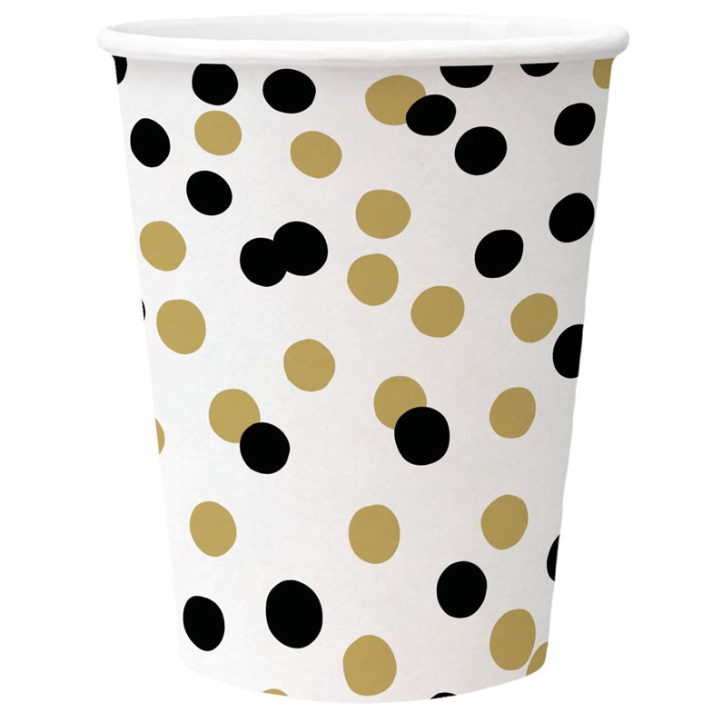 Kubki papierowe PAW Confetti, 250 ml, 8 szt.