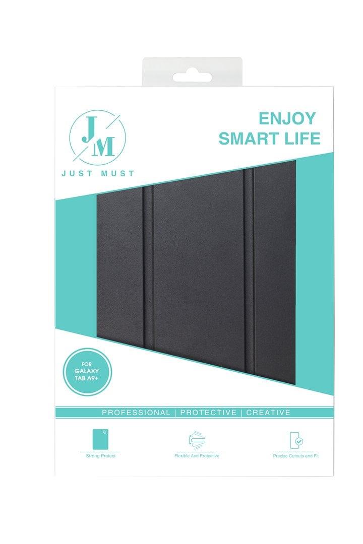 Planšetinio dėklas Just Must Galaxy Tab A9+, juoda, 11"