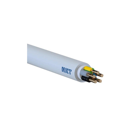 Instaliacinis kabelis NKT NYM, Eca, 500 V, 3 x 4 mm², 100m