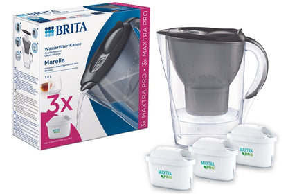 Dzbanek filtrujący wodę Brita, 2.4 l, szary